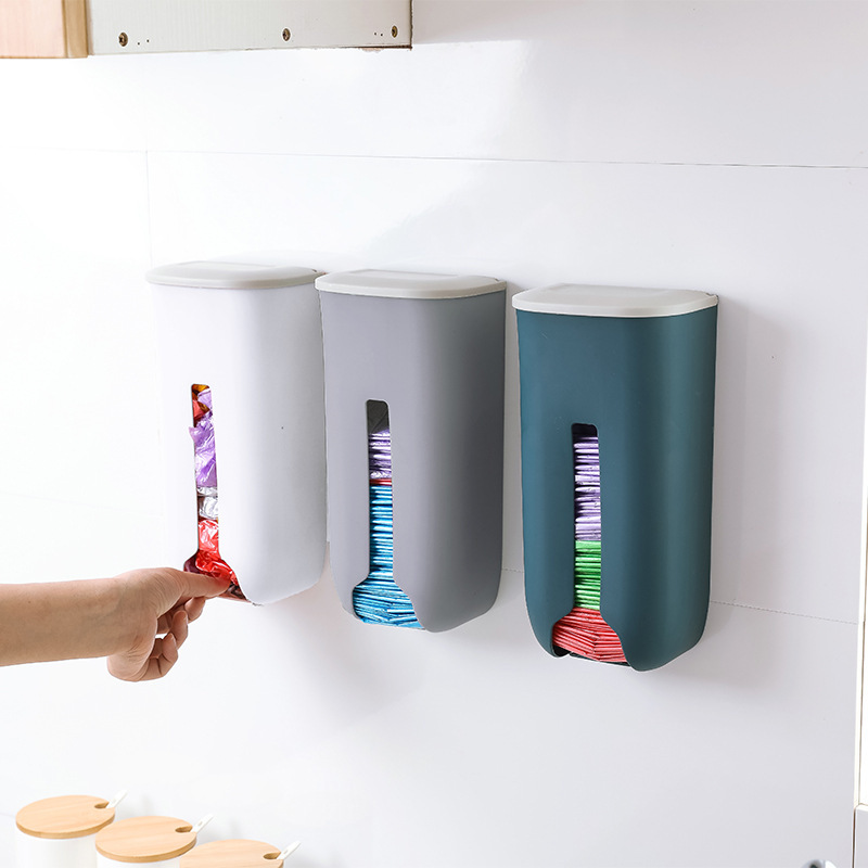 Wall-Mounted Carrier Bag Dispenser