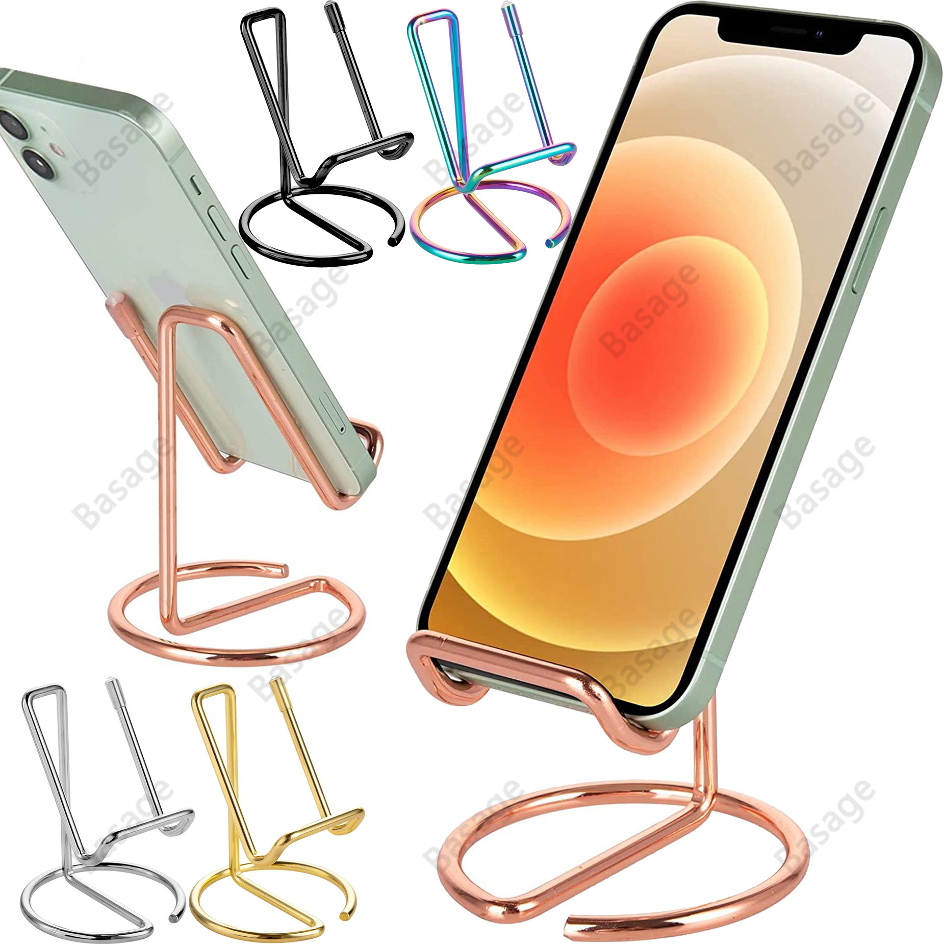 Desk Phone Stand with Card Holder