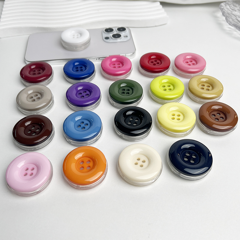 Button Phone Grip Holder