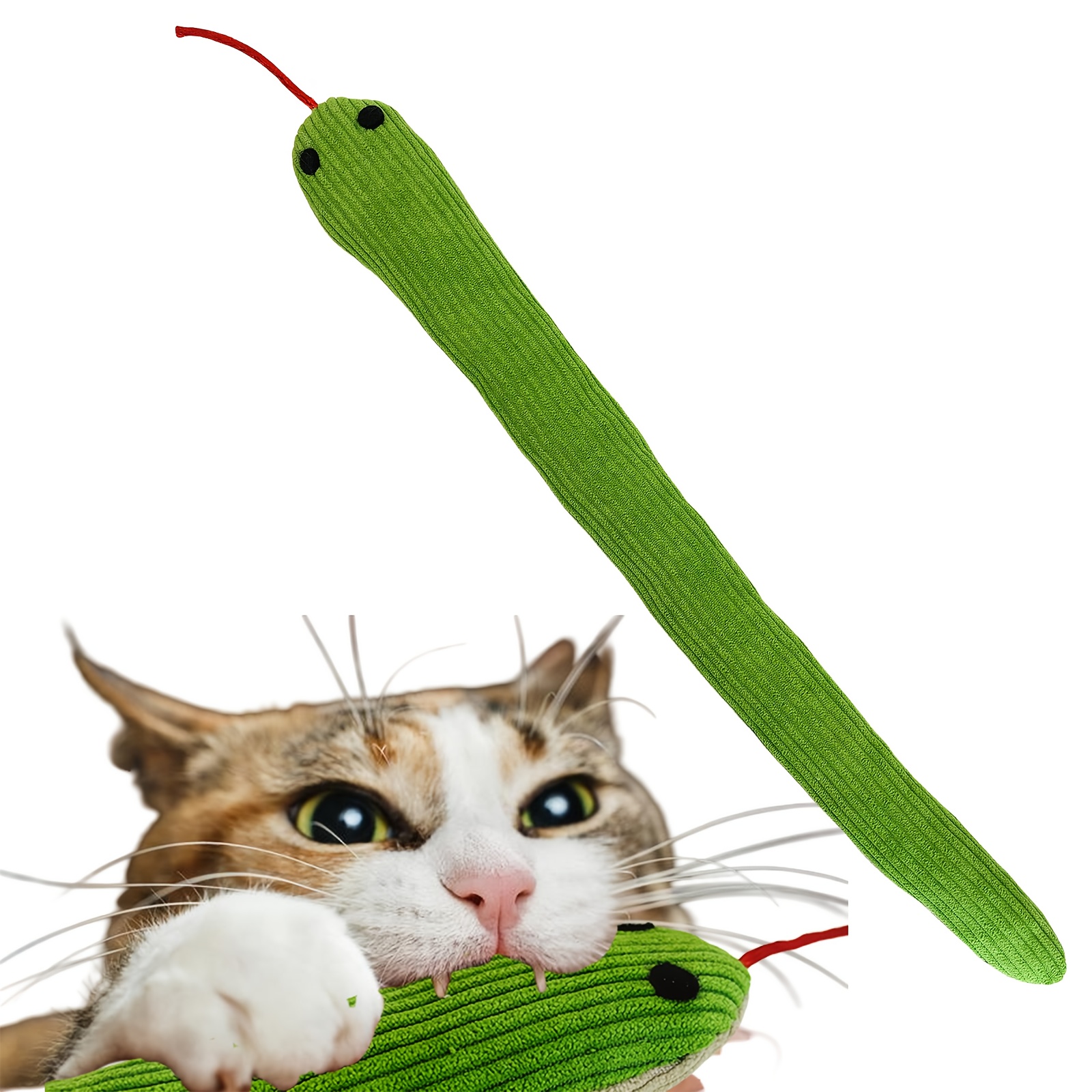 Interactive Crinkle Snake Cat Toy