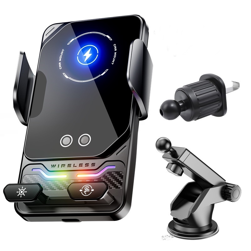 15W Auto-Sensing Car Wireless Charger