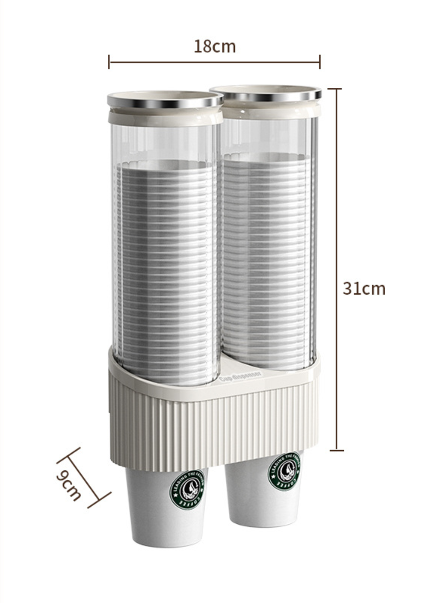Wall-Mounted Disposable Cup Dispenser