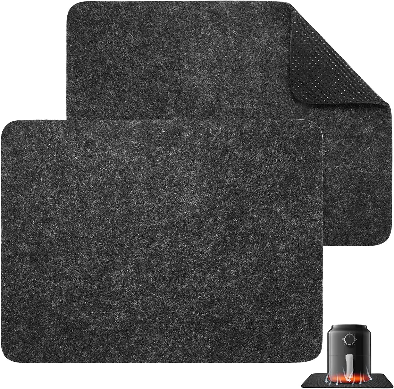 Air Fryer Mat - Heat-Resistant Silicone Worktop Protector