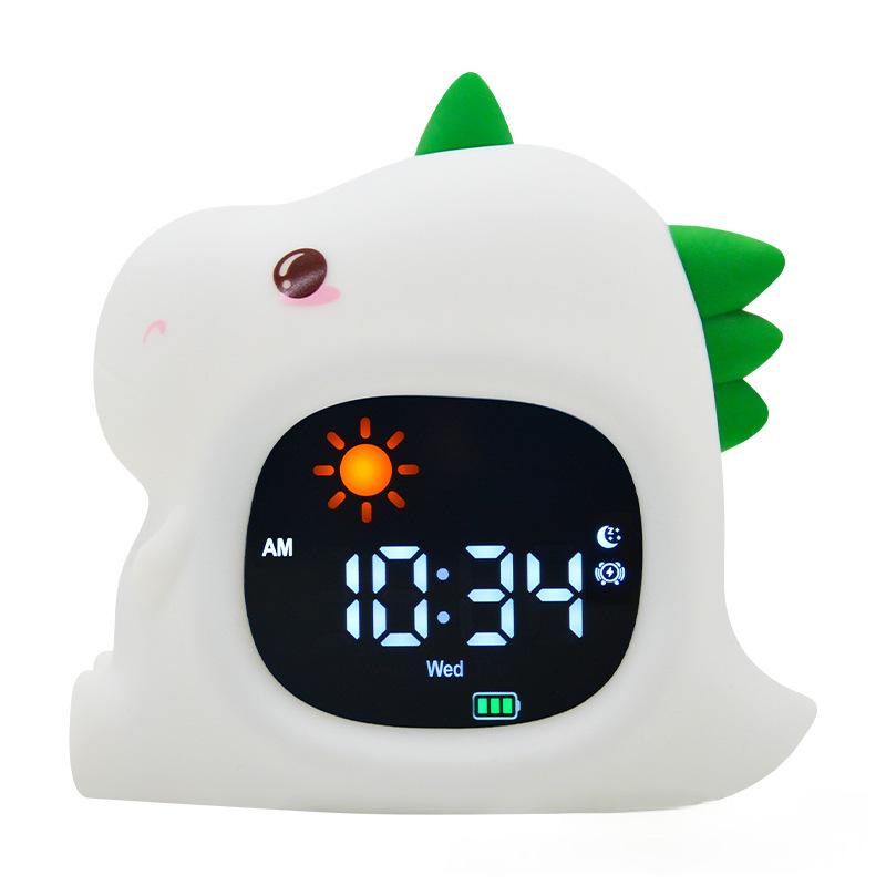 LED Lion Night Light and Alarm Clock