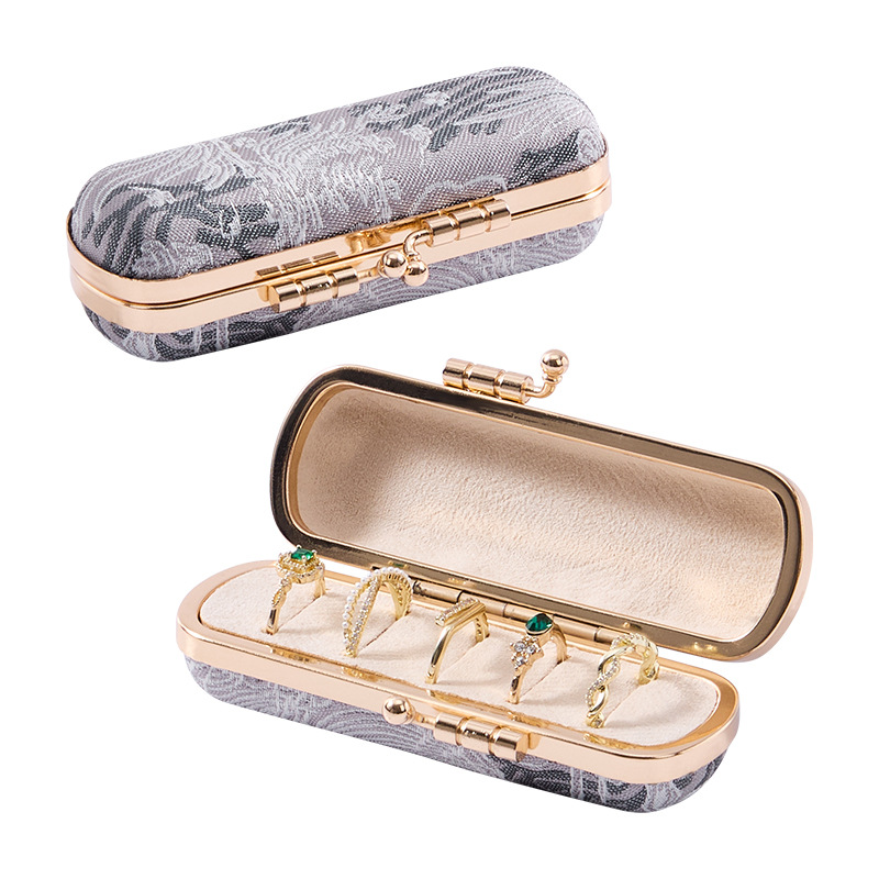 Mini Travel Jewellery Box - Ring and Earring Case